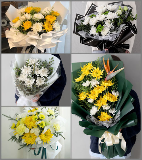 福建漳州平和县九峰镇下坪村白事花束代送